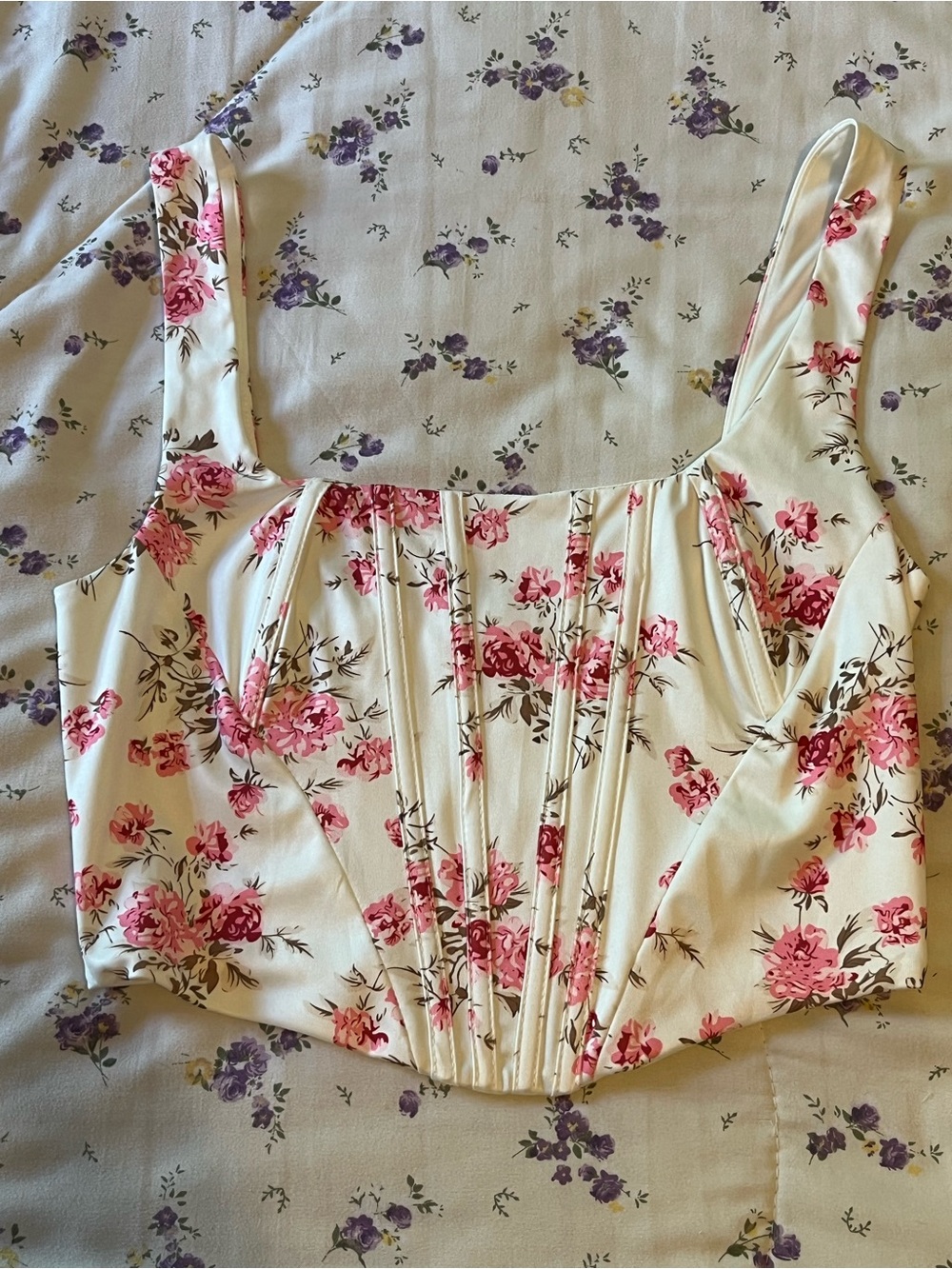 Princess Polly Corset Style Floral Top
